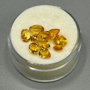 lot 62 image: 4.26 Carat Citrine Faceted Mixed Cut - Various Size & Shape Assorted Lot of Loose Stones