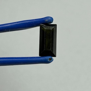 lot 93A image: 2.06 Carat Green Tourmaline Elongated Rectangular Emerald Cut