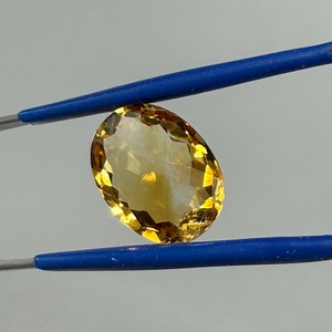 lot 97 image: 8.12 Carat Citrine Faceted Oval Cut