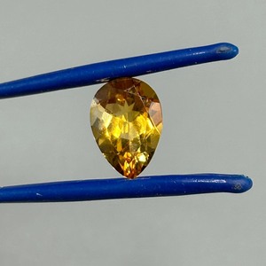 lot 109 image: 3.97 Carat Citrine Faceted Pear Cut