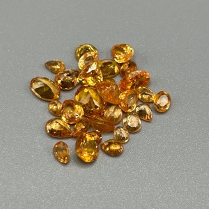 lot 117 image: 10.16 Carat CitrineOrange Stones - Mixed Cut - Assorted Lot of Loose Stones