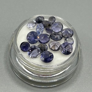 lot 161 image: 5.82 Carat Natural Blue to Purple Gemstones Assorted Lot of Various Loose Stones