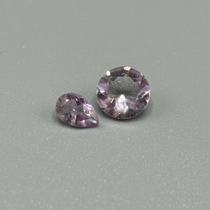 lot 179 image: 1.48 Carat Purple Spinel Faceted Mixed Cut - Set of 2 Loose Stones