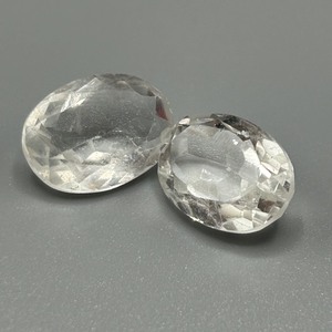 lot 182 image: 16.70 Carat White Topaz Faceted Oval Cut