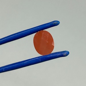 lot 186 image: 2.61 Carat Fire Opal Faceted Oval Cut