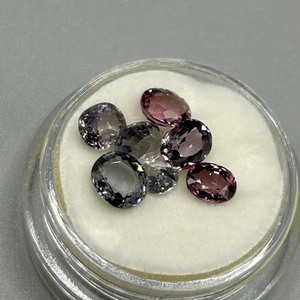 lot 191 image: 4.39 Carat Spinel Faceted Mixed Cut - Various Color, Size & Shape Set of 7 Loose Stones