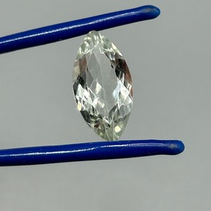 lot 89 image: 5.21 Carat Rock Crystal Colorless Quartz Faceted Marquise Cut
