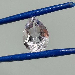 lot 116 image: 5.30 Carat Light Purple Amethyst Faceted Pear Cut