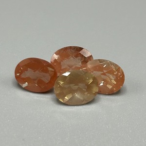 lot 206 image: 7.39 Carat Gems Faceted Oval Cut - Various Color & Size Set of 4 Loose Stones