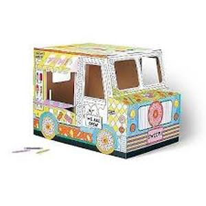 lot 77 image: Mondo Llama Color Your Own Ice Cream Truck DIY Art Kit