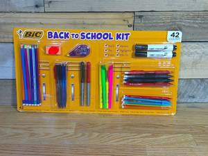 lot 81 image: BIC Ultimate Back to School Kit, Assorted School Supplies (42 Count)