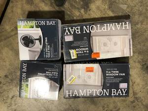 lot 43 image: Lot of Assorted Ceiling Light Fans Various Models and Conditions   Customer Returns See Pictures