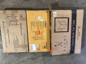 lot 49 image: Lot of Assorted Furniture Various Models and Conditions  Customer Returns See Pictures