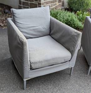 Room and Board Palm Outdoor Patio Sofa and Armchair