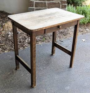 Vintage Wood Side Table