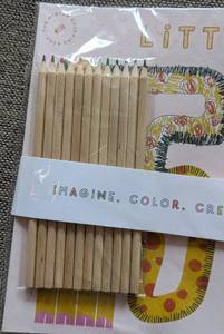 Pair of New Minted Childrens Coloring Book and Pencils Sets