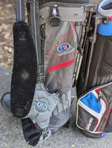 Pair of Youth Golf Bags and Clubs