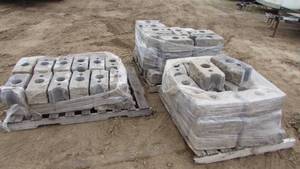 (3) Pallets Of Landscaping Block