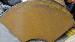 (2) Half Round Tables
