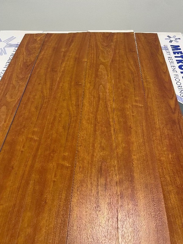 lot 200 image: 360 SF Metroflor glue down Luxury Vinyl Plank (LVP) Commonweath Coml  4 x 36 plank flooring G- 4