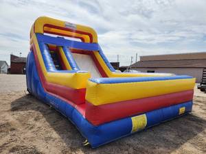 lot 103 image: Space Walk 18 Water Slide Inflatable