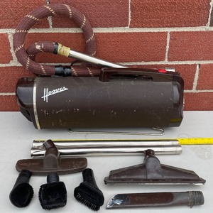 lot 32 image: Vintage Hoover Vacuum and Attachements