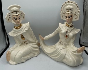 lot 14 image: Pair of Mid Century California Originals Oriental Figurines