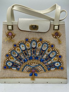 lot 26 image: Vintage Jeweled Enid Collins Purse