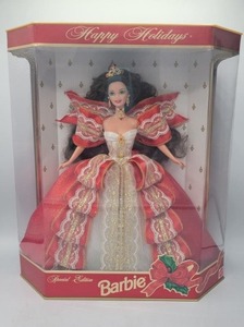 lot 54 image: 10th Anniversary Happy Holidays Barbie Mattel
