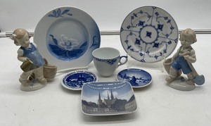 lot 101 image: Royal Copenhagen Dishes porcelain, Denmark and figurines
