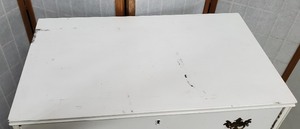 lot 167 image: Petite Wood Chest of DrawersDresser