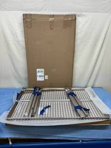 lot 21 image: MSRP $300 Lot Of 2 New In Open Boxes&nbspSteris Corporation CC2437WRS 24X37 STAINLESS STEEL WIRE ROLL-OUT SHELVING FOR CASE CARTS & MORE (Case Cart Not Included)
