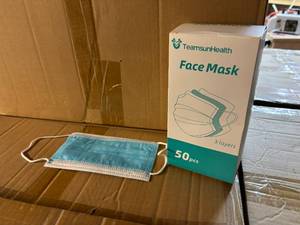 lot 68 image: 17.5 Cases (2000 each per case) NEW TeamsunHealth LC-95BF 3-Layer Face Masks