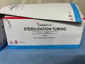 lot 86 image: Lot of 2 Cardinal Health 9 x 100 ft. Sterilization Tubing Roll