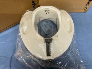 lot 106 image: Lot of 2 NEW In Boxes Compass Health Handicap Raised Toilet Seats