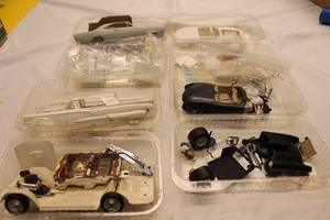 Assorted Car Model Parts