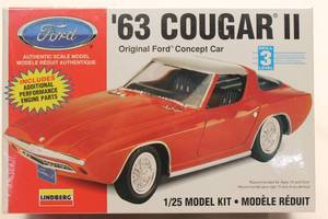 Sealed in Box 63 Cougar ll Model Car Kit