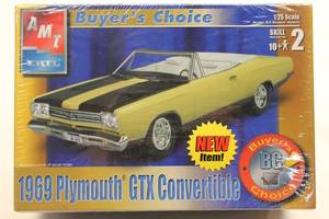 Sealed in Box Plymouth GTX Convertible Model Car Kit