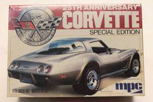 mpc Sealed in Box 25th Anniversary Corvette Special Edition Model Car Kit