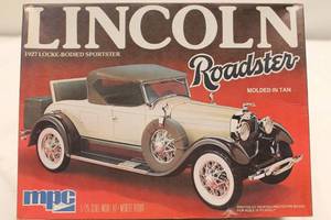 Lincoln Roadster - 1927 Locke-Bodied Sportster Model Car Parts