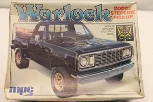 mpc Warlock Dodge Stepside Pickup Model Car Parts