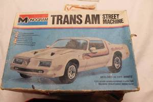 Firebird and Trans Am Model Car Parts