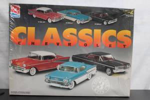 Set of 3 Classics Chevrolet Model Car Kits