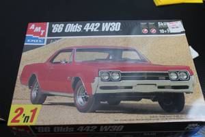 Sealed in box 66 Olds 442 W30 Car Model Kit