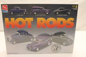 Sealed in Box Set of 4 Hot Rod Classics Model Car Kit