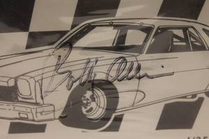 Bobby Allison Autographed Chevelle Malibu Model Car Kit