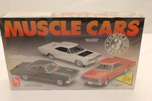 Muscle Cars Model Set of 3 Car Kit