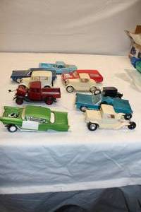 Lot of 10 Assorted Built Models (some missing pieces)