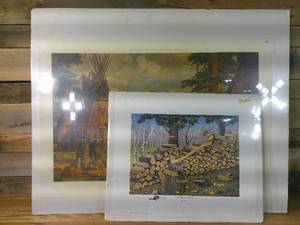 lot 23 image: Set of 2 Prints Les C. Kouba & Arnold Friberg