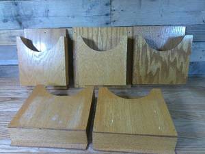 lot 28 image: Lot of 5 Church Literature Cubbies